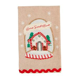 Gingerbread Emb Towel