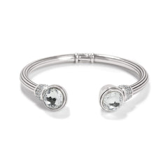 Meridian Aurora petite Crystal hinge bangle