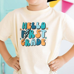Hello First Grade Short Sleeve T-Shirt