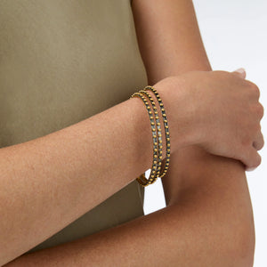 SoHo mixed metal bangle