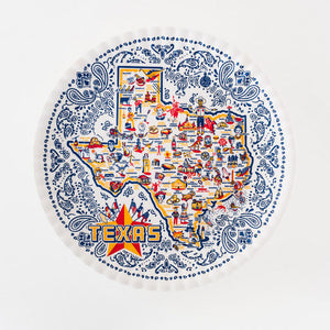 16” Texas Melamine platter