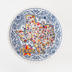 16” Texas Melamine platter