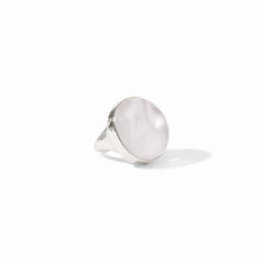 Solara statement ring silver