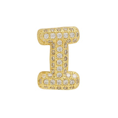 Bubble Initial Custom Word Name Watch Charm Bracelet