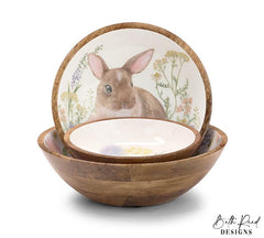 Mango Easter bunny nesting bowls