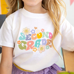 Second Grade Retro Short Sleeve T-Shirt