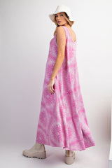 Bandana Print Maxi Dress