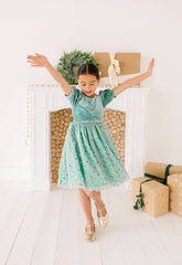 Diana Dress in Minty Confetti