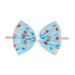 Bomb Pop Tulle Bow Baby Headband - 4th of July