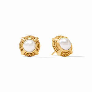 Cabochon Stud Earring