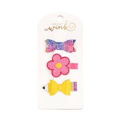 Retro Pencil Clip Set - Back To School Hair Clips - Kids