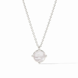 Honeybee solitaire necklace-silver