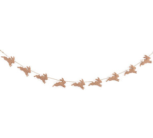 Jumping bunny garland