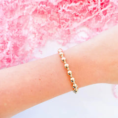 Katy Bracelet in Gold: Extended 7.25 inch