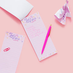 Let's Go Girl Skinny List Pad