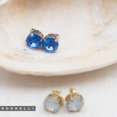 London Stud Earrings - Blue