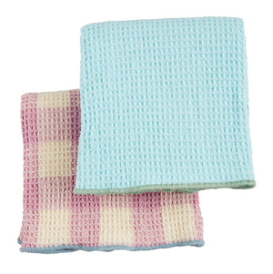 Colorful waffle towel