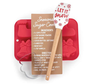 Snowman baking set