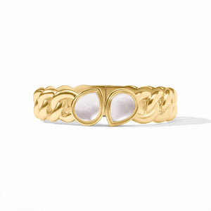 Dolce hinges bangle- iridescent clear