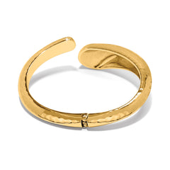 Nile open hinged bangle-Gold