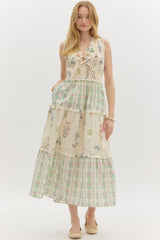 Smocked floral dress