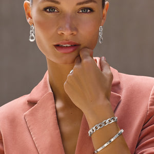 Cleo paved the way silver link bracelet