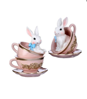 Resin teacup bunny 5.5”