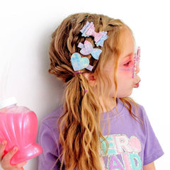 Mermaid Shimmer Clip Set - Kids Summer Clip Set