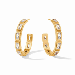 Baguette Hoop Earring