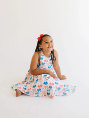 Sofia Dress in Patriotic Bows