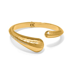 Nile open hinged bangle-Gold