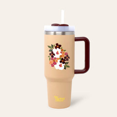 40oz Take Me Everywhere Tumbler - Bloom Mocha