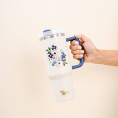 40oz Take Me Everywhere Tumbler - Bloom Cream