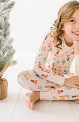 2 piece Bamboo Pajama in Nutcracker