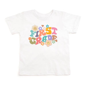 First Grade Retro Short Sleeve T-Shirt Size 7/8