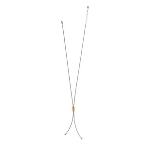 2tn Interlok twist lariat necklace