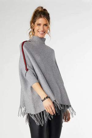 Shea Turtleneck Poncho-One size