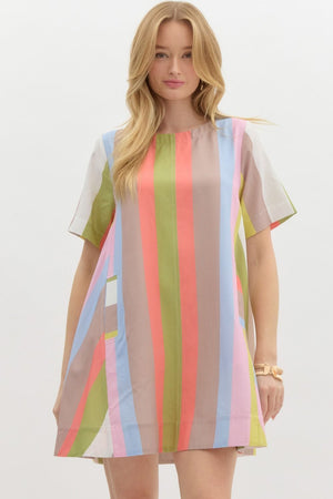 Bright Stripes dress