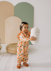 Mabel Romper in Pumpkin