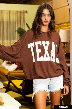 Texas Comfy Graphic Sweatshirt