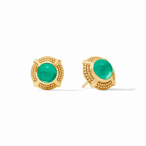 Cabochon Stud Earring