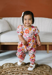 Rosie Romper in Autumn Garden