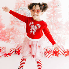 Candy Cane Cutie Christmas Clip Set - Kids Holiday Clip Set