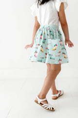 Pocket Skort in Roller Girl