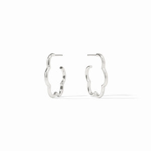 Gardenia Hoop-silver
