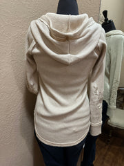 Metallic thermal hoodie- Laura