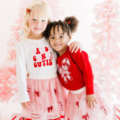 Candy Cane Cutie Christmas Clip Set - Kids Holiday Clip Set