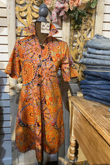 Kaleidoscope shift dress