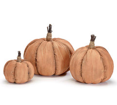 Distressed pumpkins set of 3