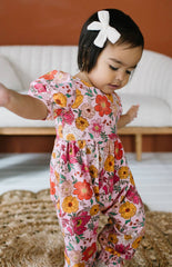 Rosie Romper in Autumn Garden